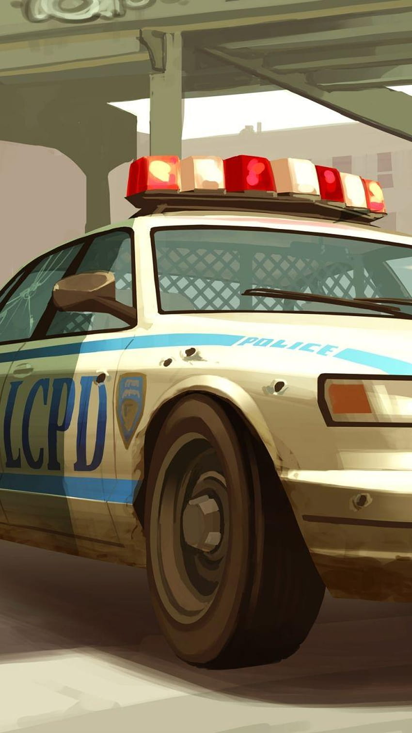 GTA 4 police car Galaxy S3, cop car HD phone wallpaper