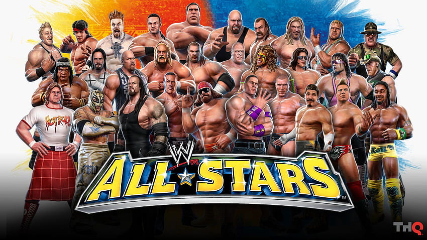 4 WWE All Stars, игра на wwe HD тапет