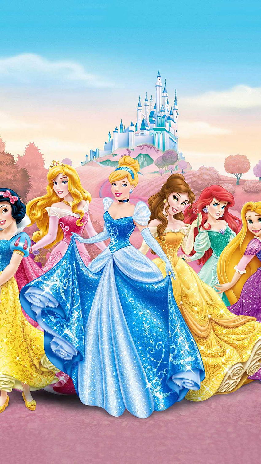 Disney Prensesi, çizgi film prensesi HD telefon duvar kağıdı