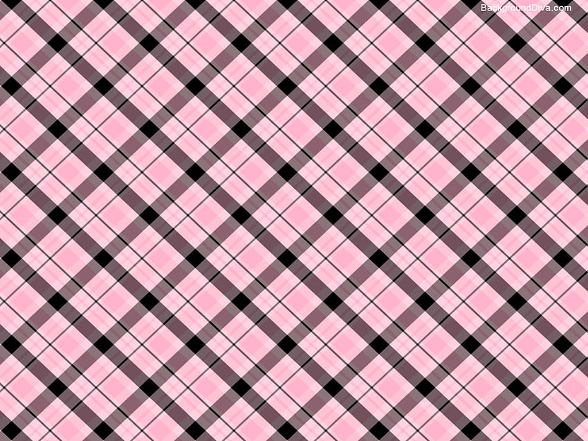 Pink Checkered, black and pink pattern HD wallpaper