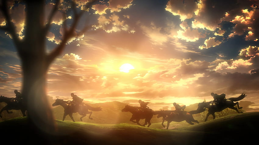 Landscape Attack On Titan Backgrounds Scenery, aesthetic laptop aot HD wallpaper