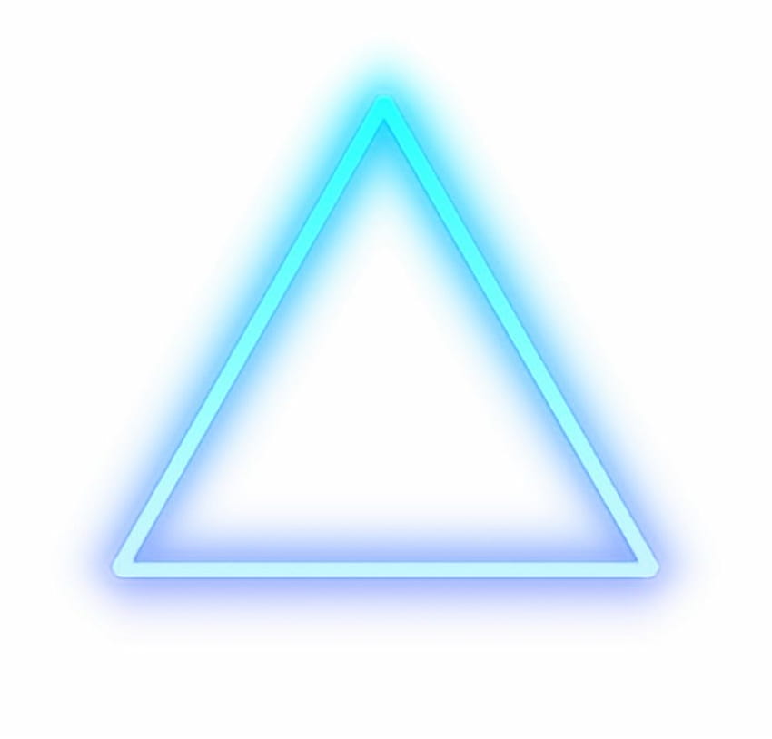 Dreieck Neon leuchtend HD-Hintergrundbild