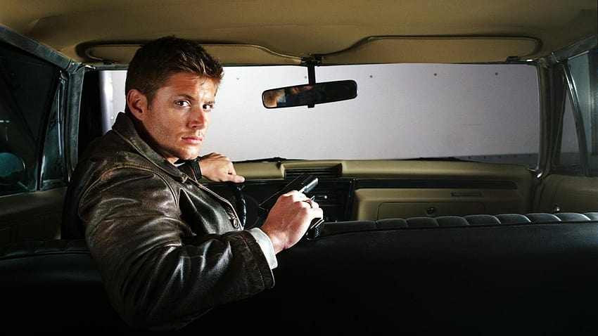 Surnaturel, veste en cuir, Jensen Ackles, intérieurs de voiture, Dean, jensen ackles surnaturel Fond d'écran HD