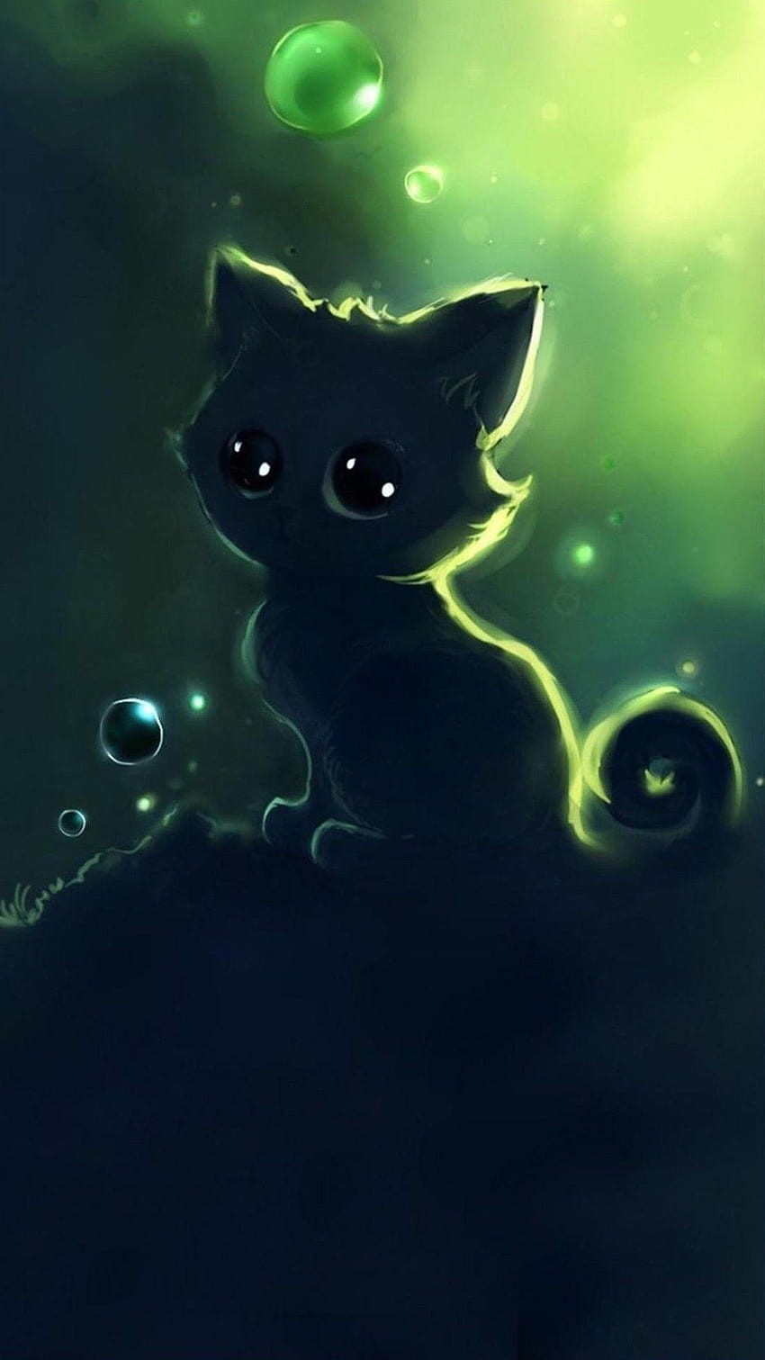 Kawaii Cat para Android, anime de gato kawaii Papel de parede de