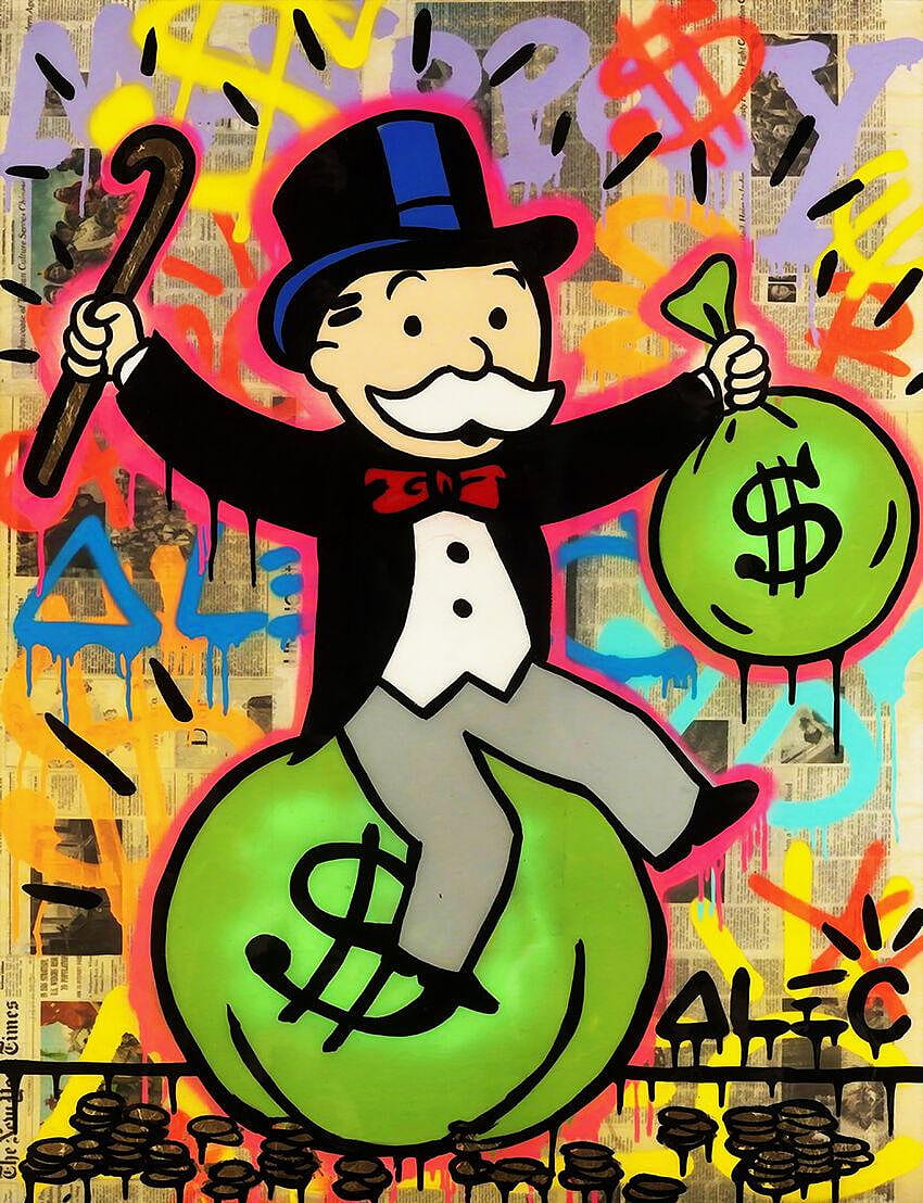 Alec Monopoly Computer wysłany przez Ryana Walkera, monopolistę Tapeta na telefon HD