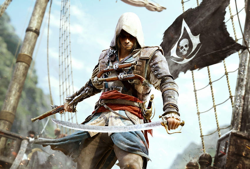 123 Assassin's Creed IV: Black Flag, assassins creed bandiera nera Sfondo HD