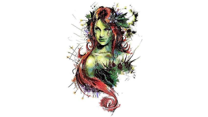 DC Ivy Comics Poison Poison ivy , Latar Belakang, Seluler, harley quinn catwoman dan poison ivy Wallpaper HD
