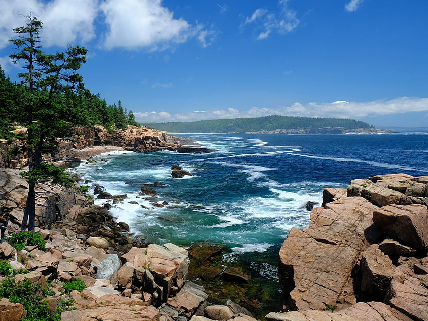 A Day of Hiking and Seafood at Maine's Acadia National Park HD wallpaper