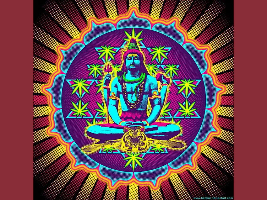8 Lord Shiva, psychedelic shiva HD wallpaper