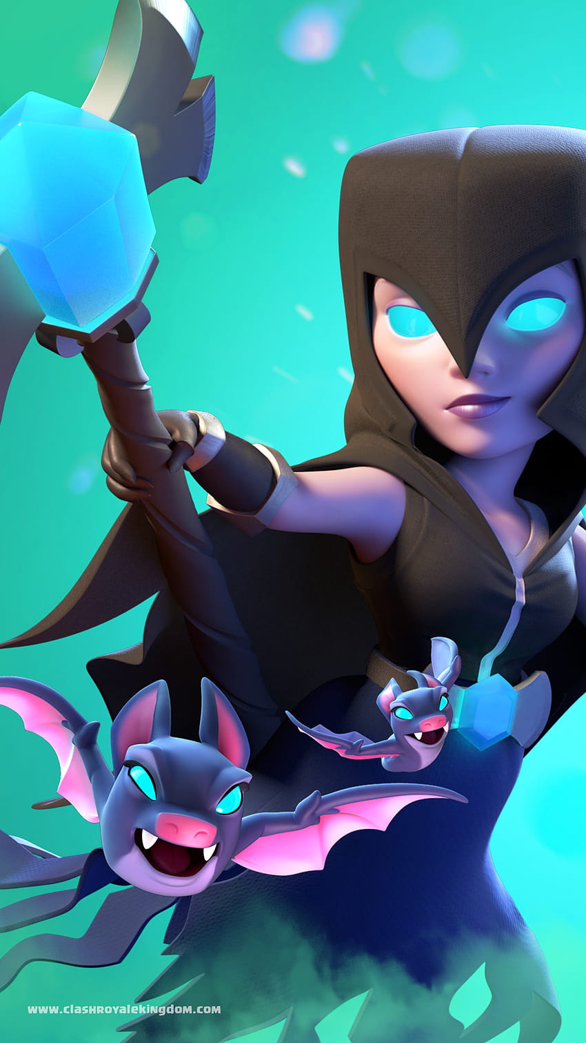 Night Witch Clash Royale, witch coc HD phone wallpaper