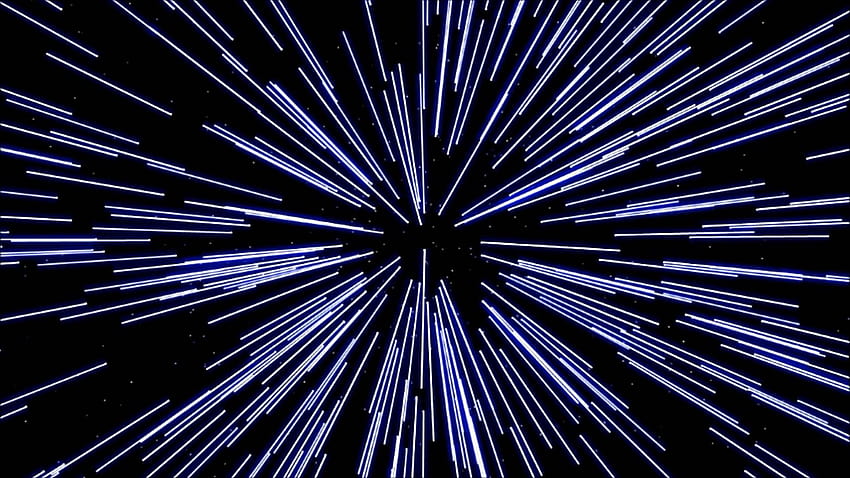 3D Star Wars Saltar a la velocidad de la luz Hiperespacio Star Trek Warp Anim... fondo de pantalla