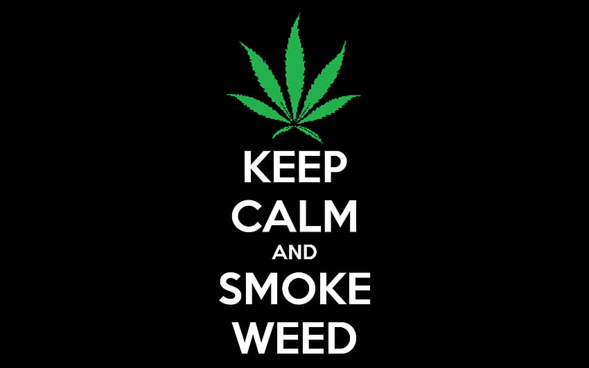 лого на марихуана HD тапет