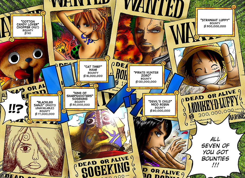 Аниме One Piece, награда за едно парче HD тапет