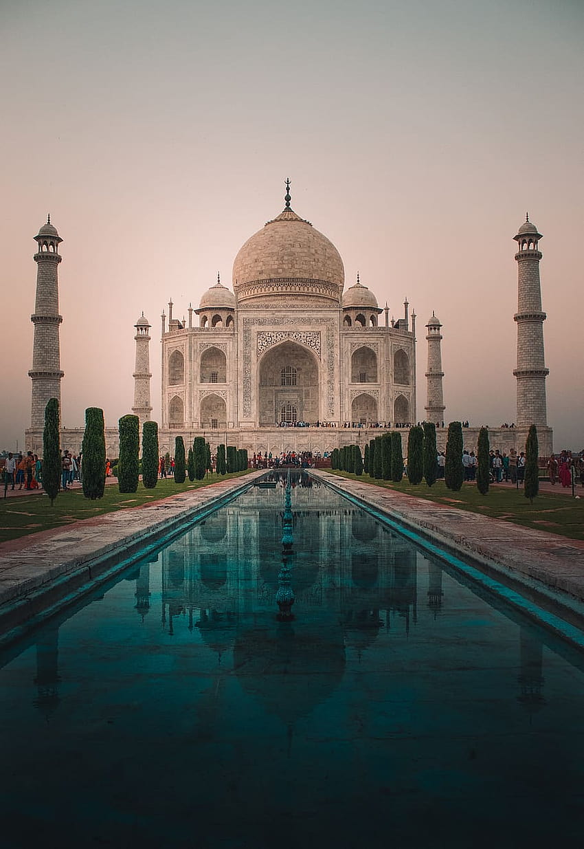 Taj Mahal, India, 여행 목적지, 건축물, taj mahal iphone HD 전화 배경 화면