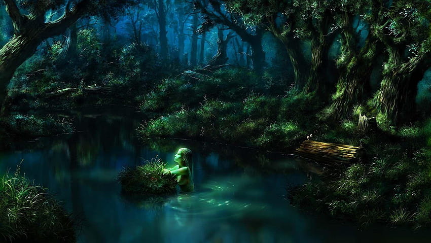 Dreamy & Fantasy Dream Night, verträumter Baum HD-Hintergrundbild