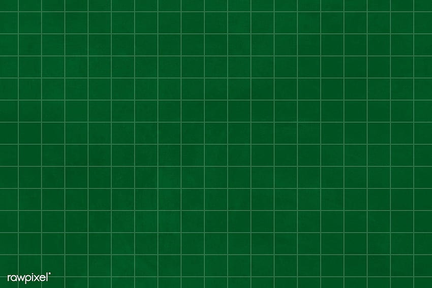 Patrón de cuadrícula en un texturizado de papel verde oscuro, cuadrícula estética verde fondo de pantalla