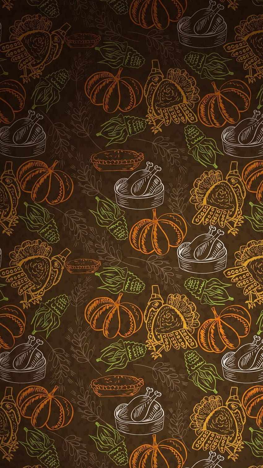 The Prettiest Thanksgiving, thanksgiving patterned HD phone wallpaper