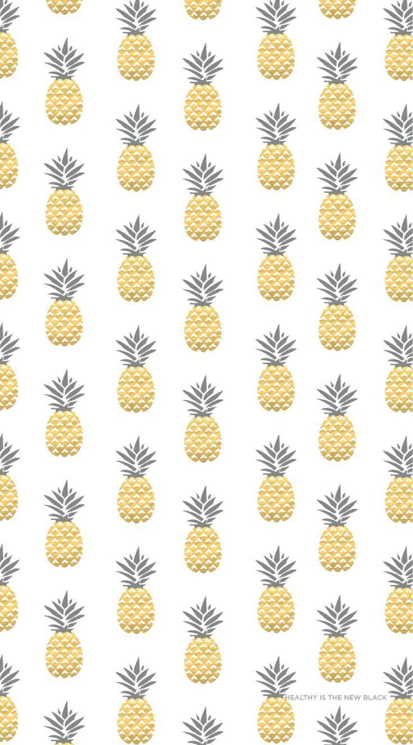 Gold Pineapples iphone . Healthy lifestyle HD phone wallpaper