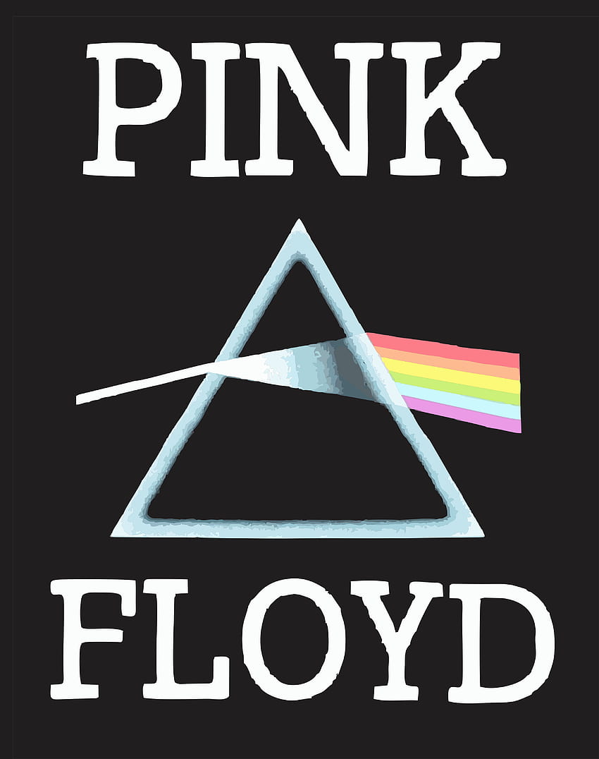 Ciemna strona Pink Floyd, logo Pink Floyd Tapeta na telefon HD