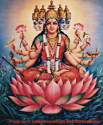 Gayatri Mata Hd Images, Wallpaper, Pictures, Photos | Durga images, Durga  painting, Lord shiva painting