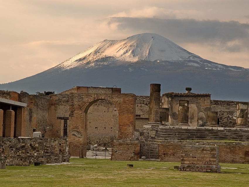 Pompeii destruction date may be wrong, archaeologists, pompeii ruins HD wallpaper