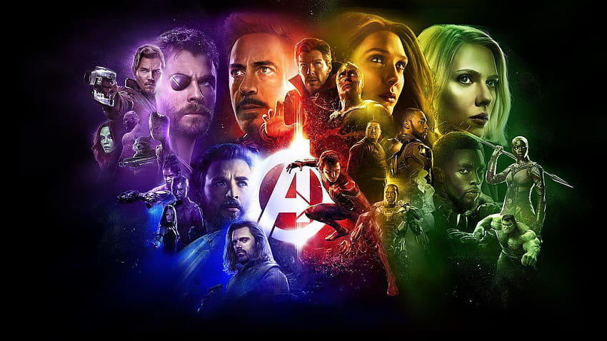 1366x768 Avengers Infinity War Superheroes Poster 1366x768 HD wallpaper