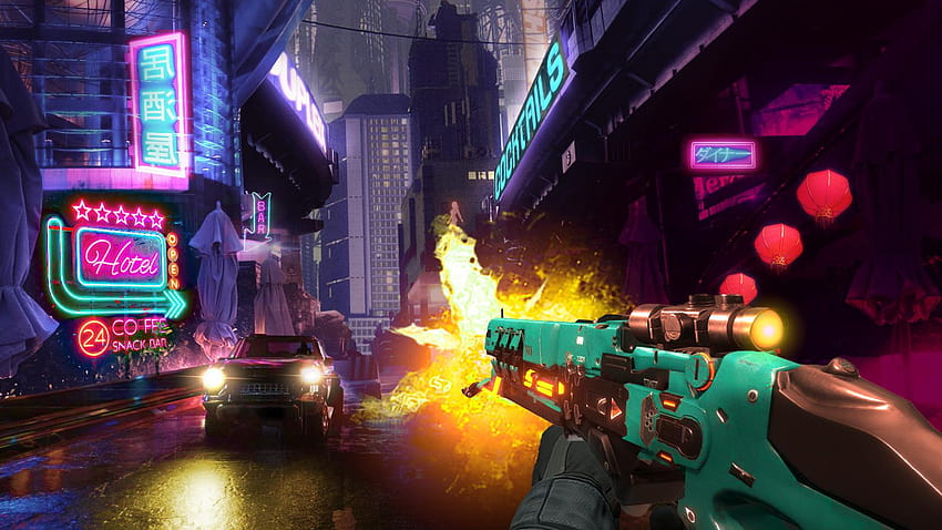 FPS CyberPunk Shooting Game for Android, infinity ops cyberpunk fps HD wallpaper