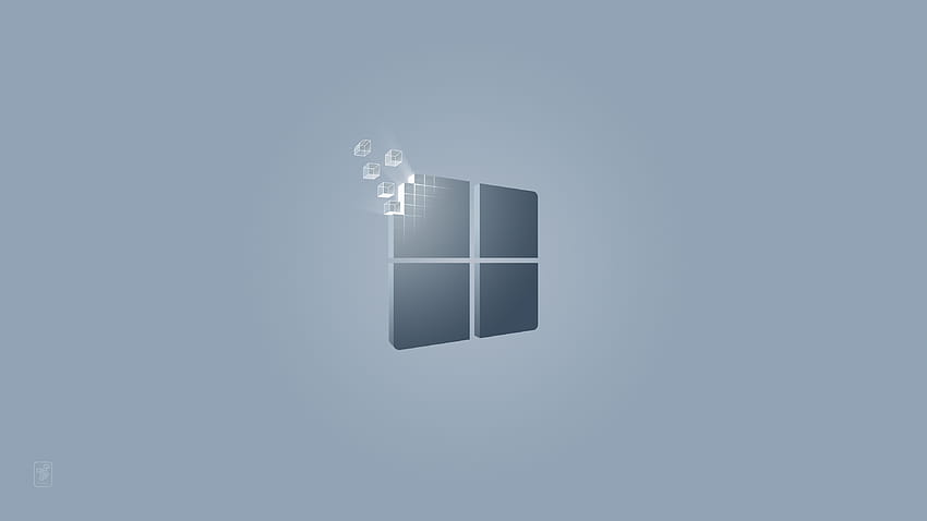 Variante azul claro de Windows 11 fondo de pantalla
