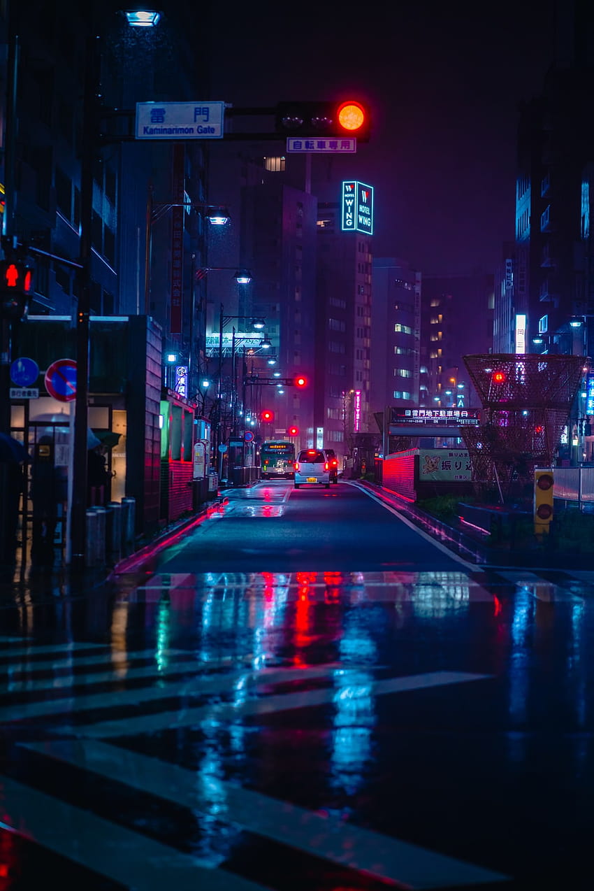 Tokyo Neon, aesthetic neon japan HD phone wallpaper