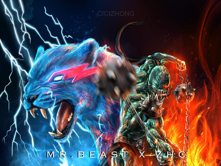 Mr Beast โพสต์โดย Sarah Anderson โลโก้ mrbeast วอลล์เปเปอร์ HD
