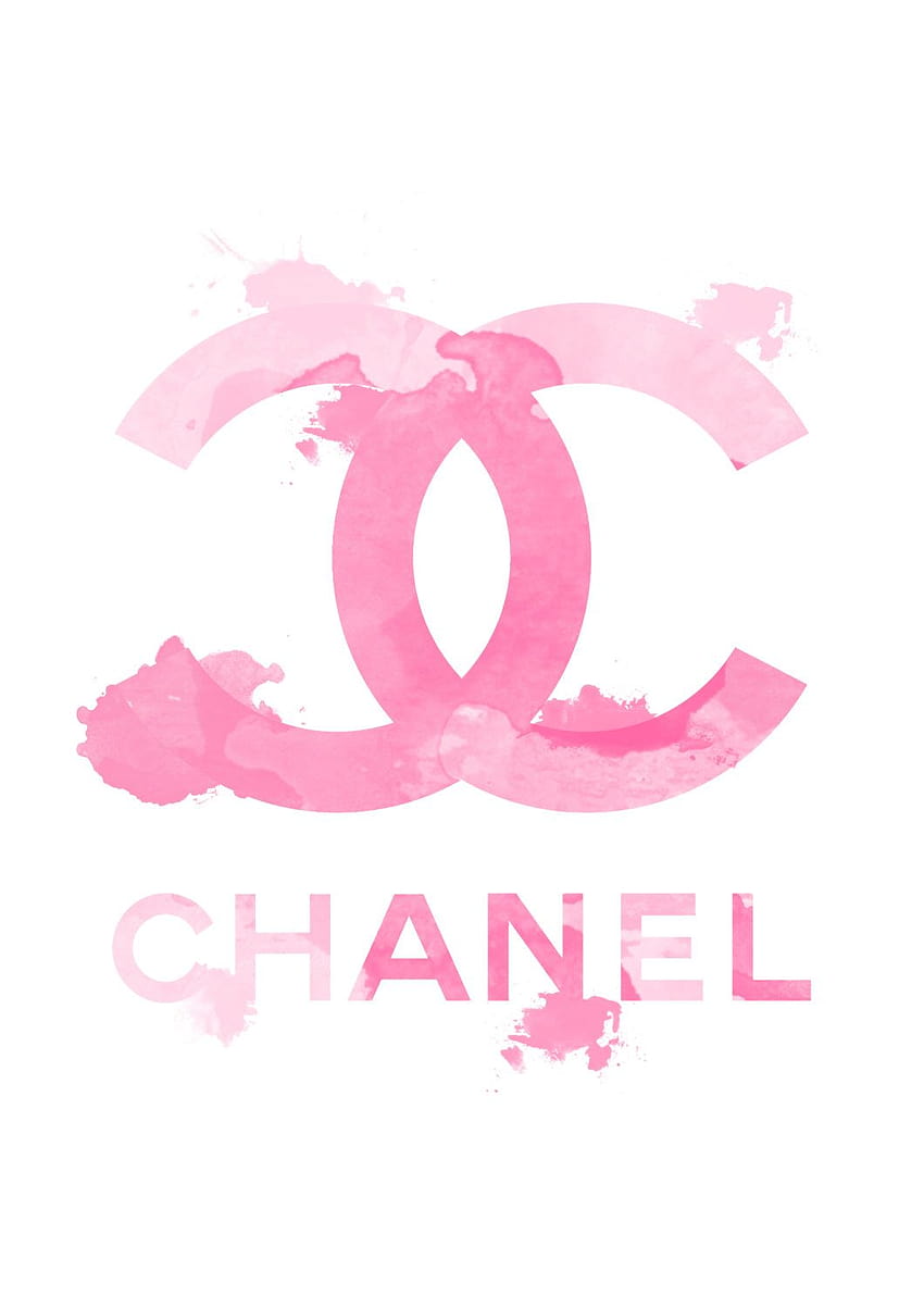 Pembe Chanel Logosu, moda logosu HD telefon duvar kağıdı
