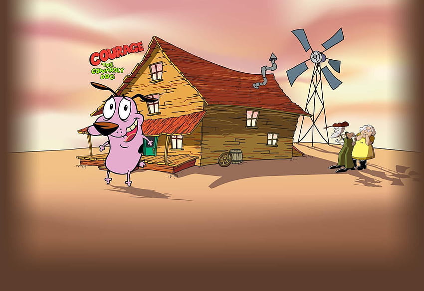 Courage The Cowardly Dog House HD wallpaper