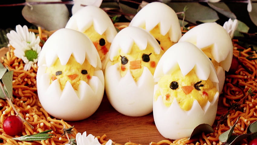 Hard Boiled Egg Chicks, easter egger chickens HD wallpaper
