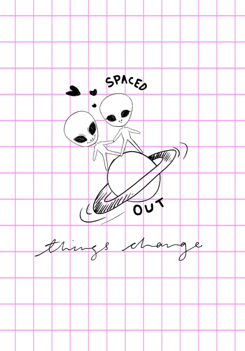 space out, alien space graph HD phone wallpaper