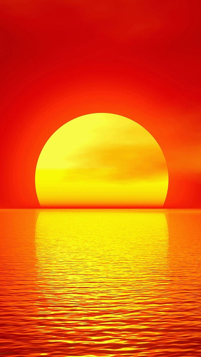 Sunset Melt Gold für iPhone 6 ... HD-Handy-Hintergrundbild