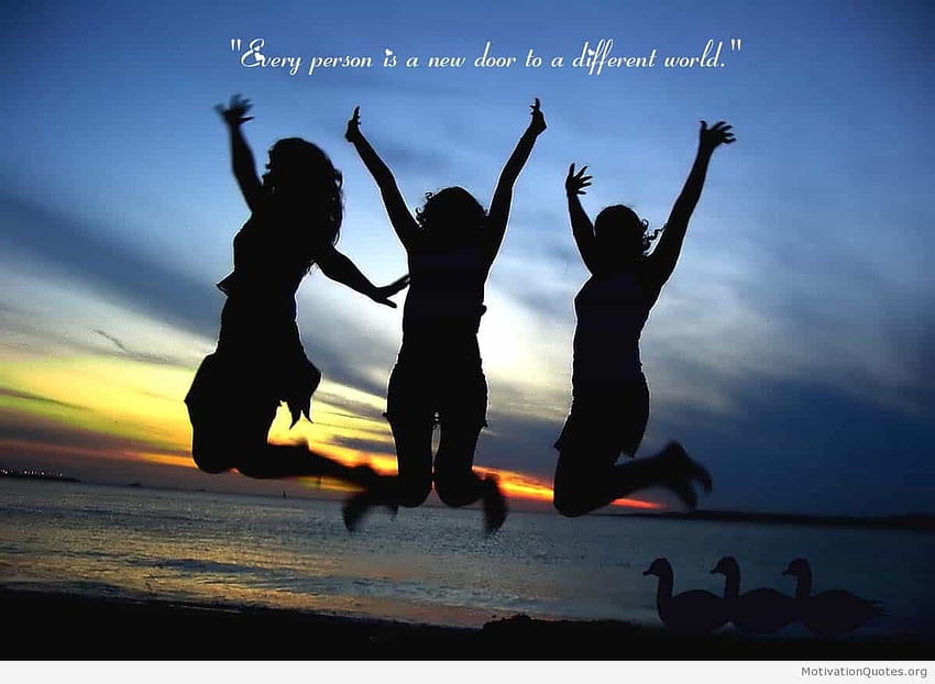 quotes about 3 best friends forever, friends forever with quotes HD wallpaper
