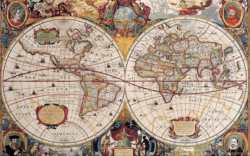 Globes Maps World Map Old Map Globe Backgrounds, old maps HD wallpaper