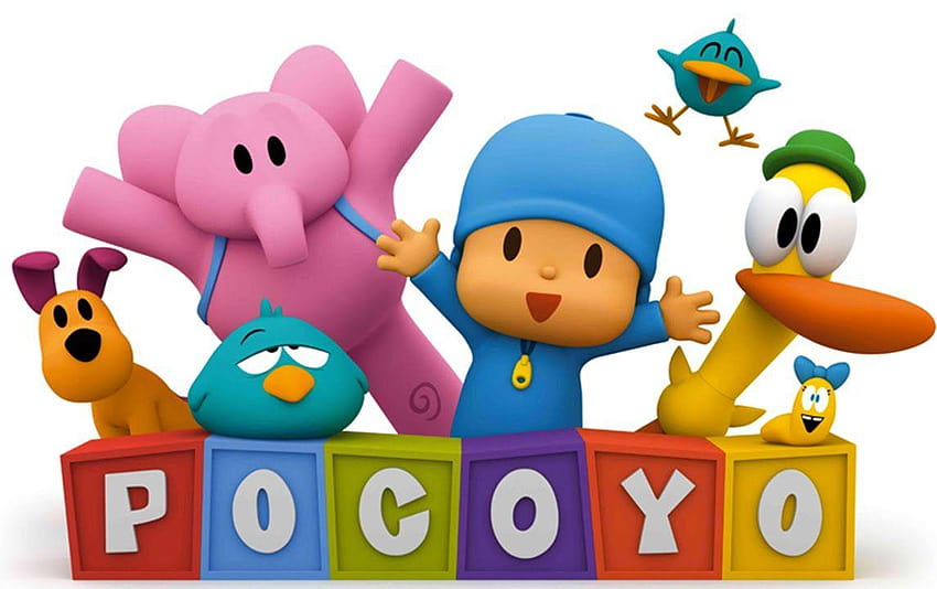 Pocoyo 어린이를 위한 영어로 된 Pocoyo의 새로운 전체 에피소드 Fructa HD 월페이퍼