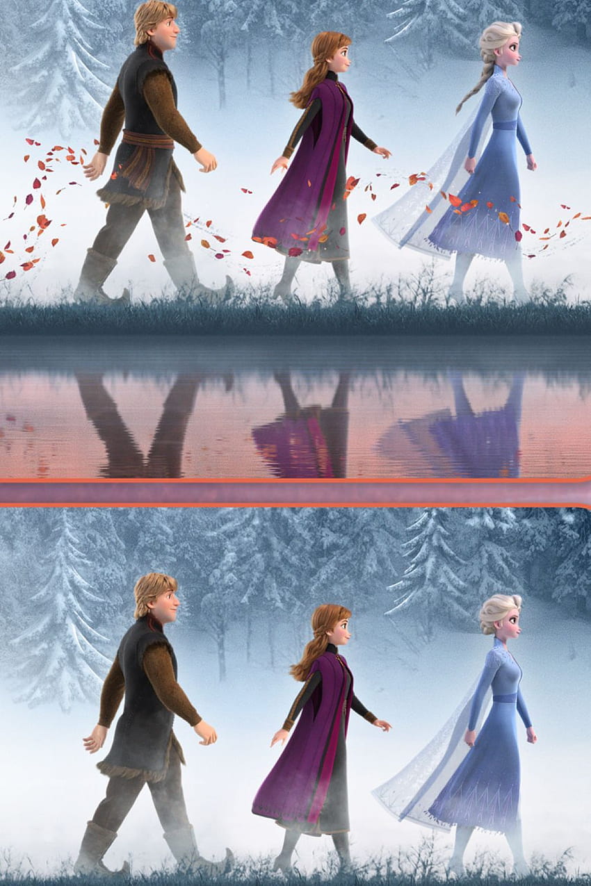 Spot the difference with this Frozen 2 activity sheet! Can you find the eight differences between these of your f… HD phone wallpaper