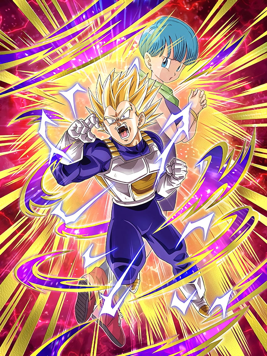 Vegeta Super Saiyan 2 Mobile Wallpaper - Ezra Art