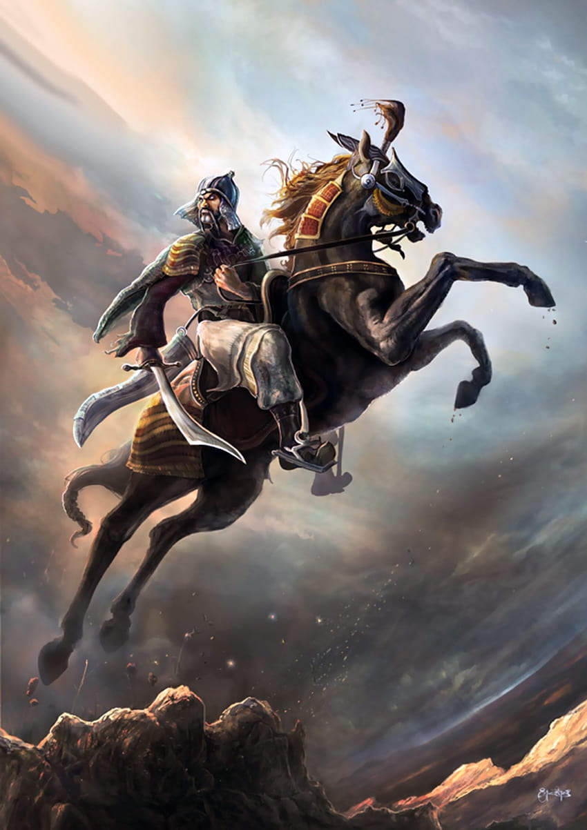 Épinglé sur Mongol War Art, guerrier islamique Fond d'écran de téléphone HD