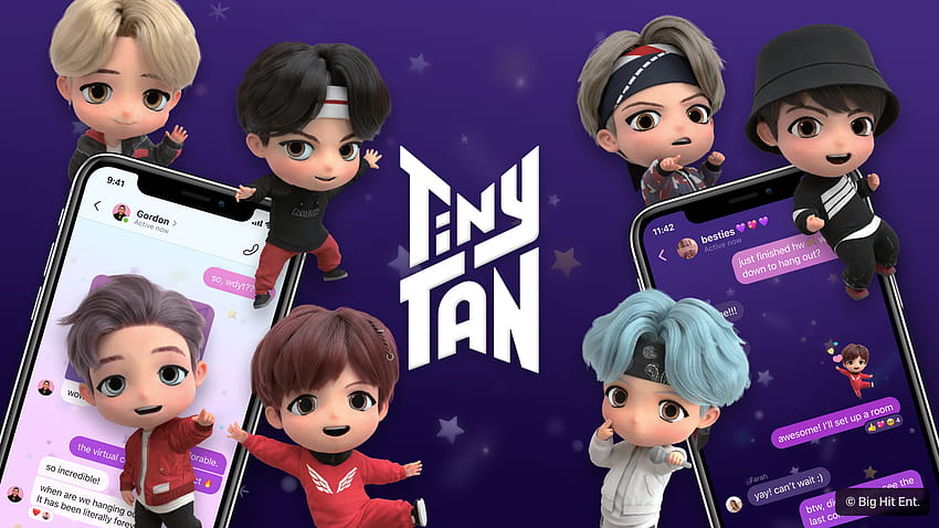 How to Get BTS TinyTAN on Instagram and Facebook Messenger, tiny tan bts HD wallpaper