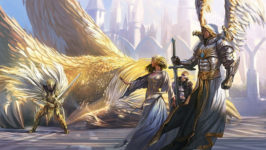 Might And Magic, Heroes Of Might And Magic, Fantasy Art, Angel, Wings, Armor, Sword, Knight, Knights, Women, Griff…, might magic heroes 3 HD wallpaper