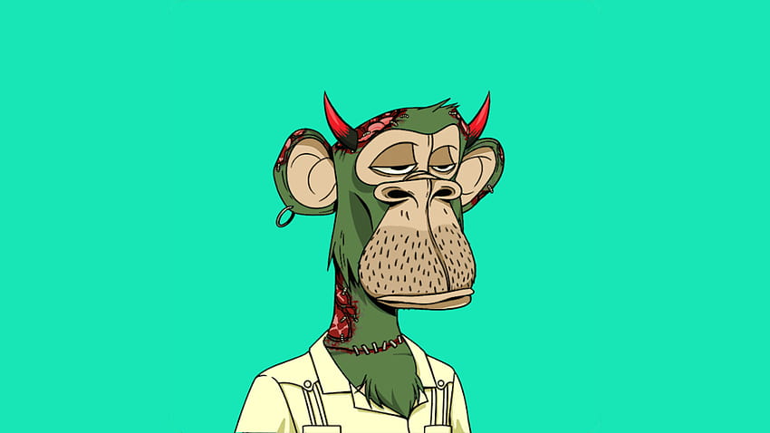 NFT Monkey, nft ape HD wallpaper