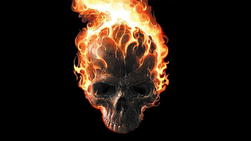 Marvel Ghost Rider Dijital Sanat Siyah • Sizin İçin Ve Mobil