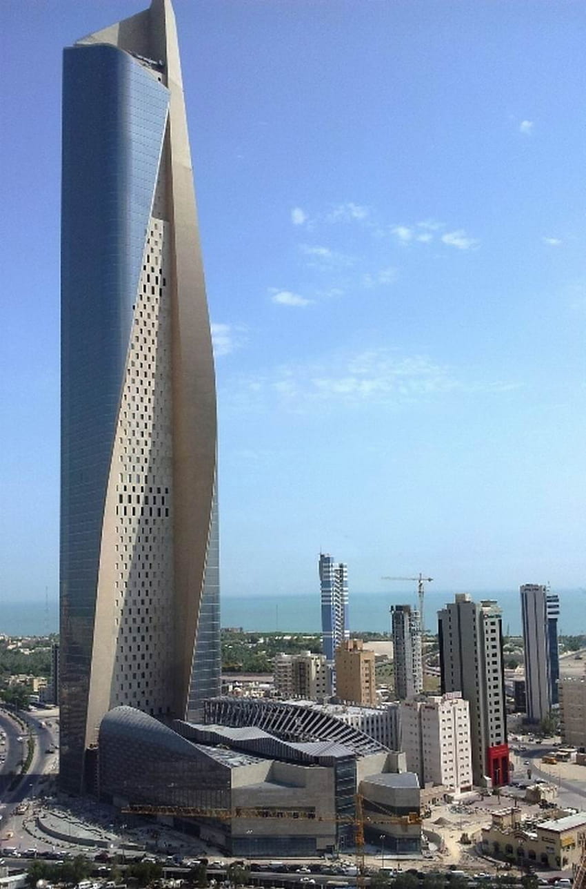Al Hamra Tower,kuwait City,kuwait,412 M ... HD phone wallpaper