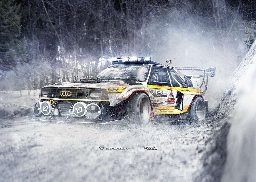 Audi Quattro Rally Spec Swap, audi wrc HD wallpaper