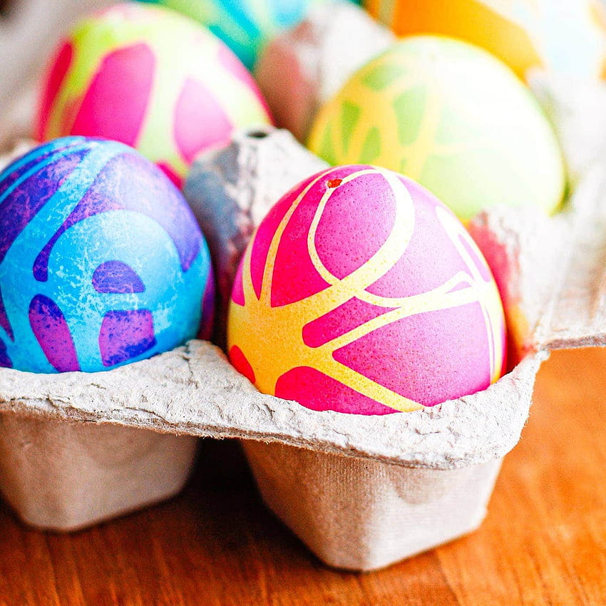 How To Color Easter Eggs With Rubber Cement – Unsophisticook, painted easter eggs HD phone wallpaper