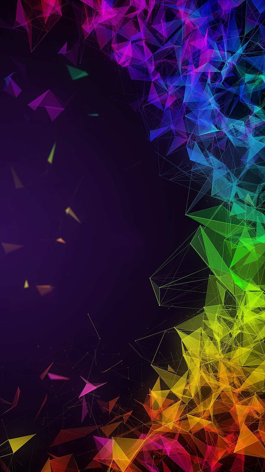 Prisma iPhone, razer colorido abstracto fondo de pantalla del teléfono