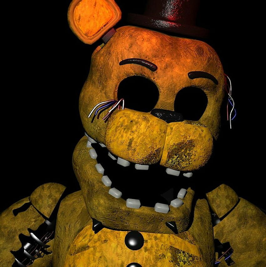 Five Nights At Freddy's Withered Golden Freddy, HD Png Download